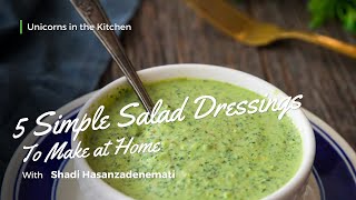 5 Salad Dressings To Make At home