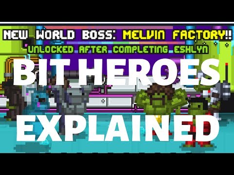 Bit Heroes Quest: Melvin Factory Tier 10 World Boss Guide