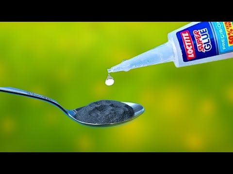 Super Glue and Baking soda withi Graphite! Amazing With Results!