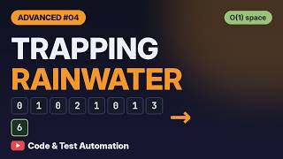 Trapping Rainwater in Java | Two Pointers | Java Interview Prep: Advanced #04