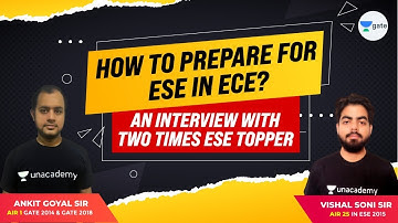 How to prepare for ESE in ECE? | An interview with two times ESE | By Ankit Sir &  Vishal Soni Sir