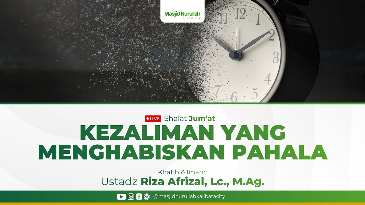 {Live} Shalat Jum'at 09 Ramadan 1447/27 Februari 2026