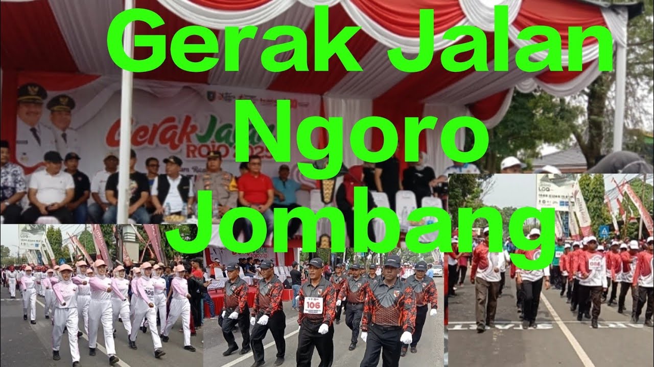 Warga padati...!!! Gerak Jalan ROJO ( Ngoro - Jombang ) 