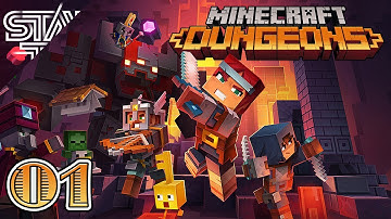 A NEW MINECRAFT ADVENTURE GAME | Minecraft Dungeons - Ep 1 (Co-op)