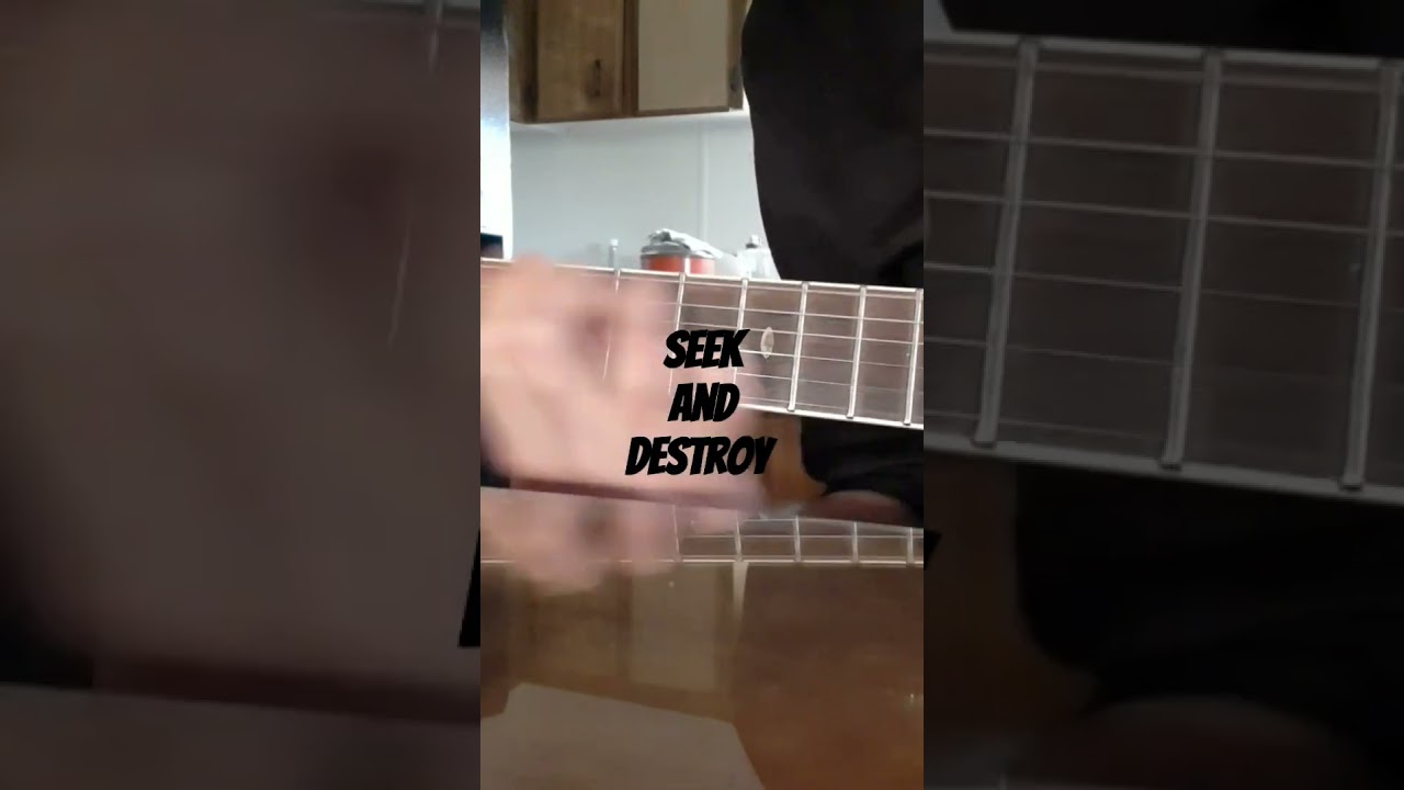 Metallica Seek And Destroy Intro & Riffs