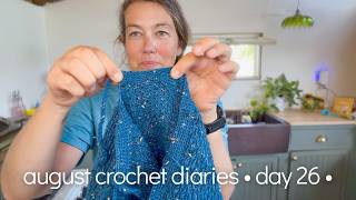 Huge Progress on My Crochet Hoodie! | August Crochet Diaries ep. 26