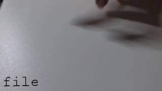 ASMR tapping • file
