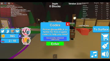 Mining Simulator Codes worth 10,000 COINS!! (7CODES!)