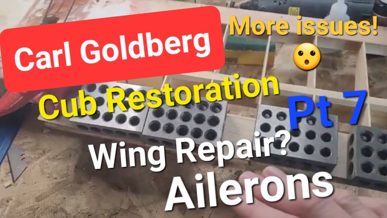 Реставрация самолета Carl Goldberg Cub - Часть 7: Ремонт крыла (возможно?) и элеронов
