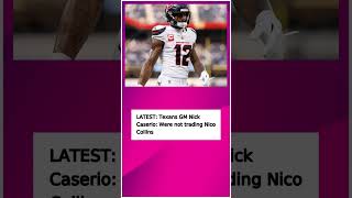 Texans GM Nick Caserio: We're not trading Nico Collins #NFL #SuperBowl #Shorts