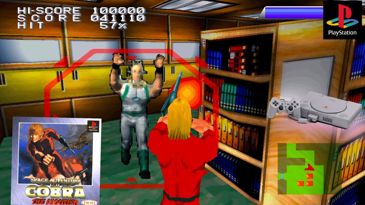 Space Adventure Cobra: The Shooting (1996) Sony PlayStation (PS1) Gameplay in HD