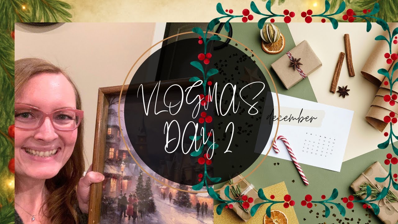 VLOGMAS Day 2 - Advent, projects & work - A day in my life