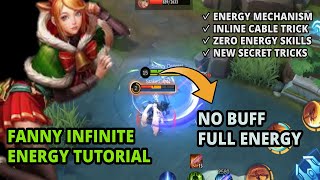 NEW TECHNIQUES FANNY INFINITE ENERGY TUTORIAL | UPDATED FANNY GUIDE 2021 | MOBILE LEGENDS BANG:BANG screenshot 2