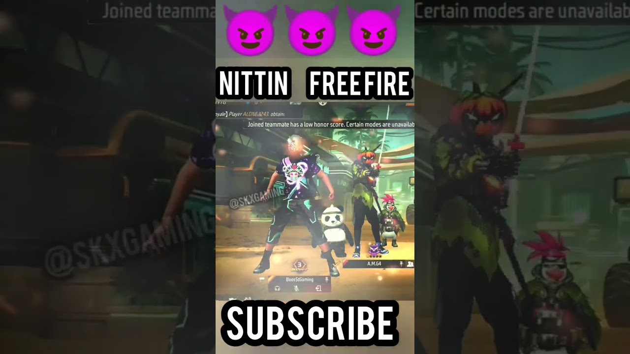 FREE FIRE❣️ FRIEND 🥳 INVITE ME 😈 || Garena free fire || 