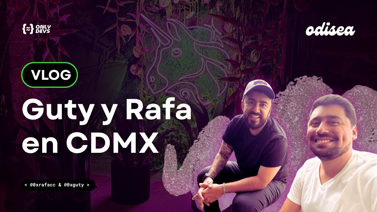 VLOG #1: Guty y Rafa en CDMX - El BTS de OnlyDevs