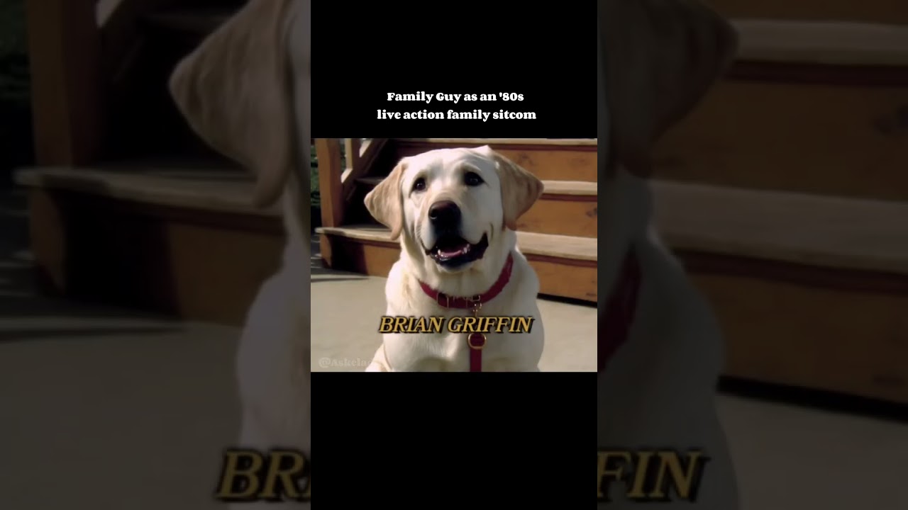 Family Guy as an '80s live action family sitcom