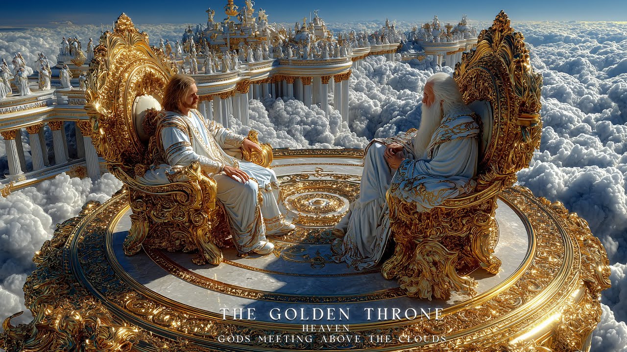 The Golden Throne of Heaven | Gods Meeting Above the Clouds