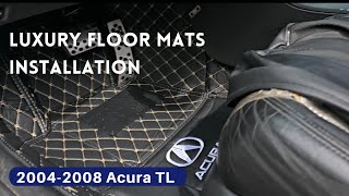 #acuratl #diy #floormats Acura TL luxury floor mats install