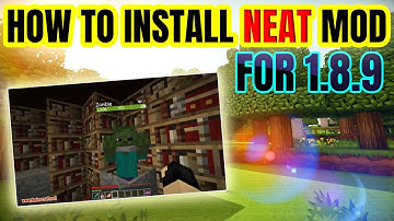 How to Install Neat mod for Minecraft 1.8.9 in 2021