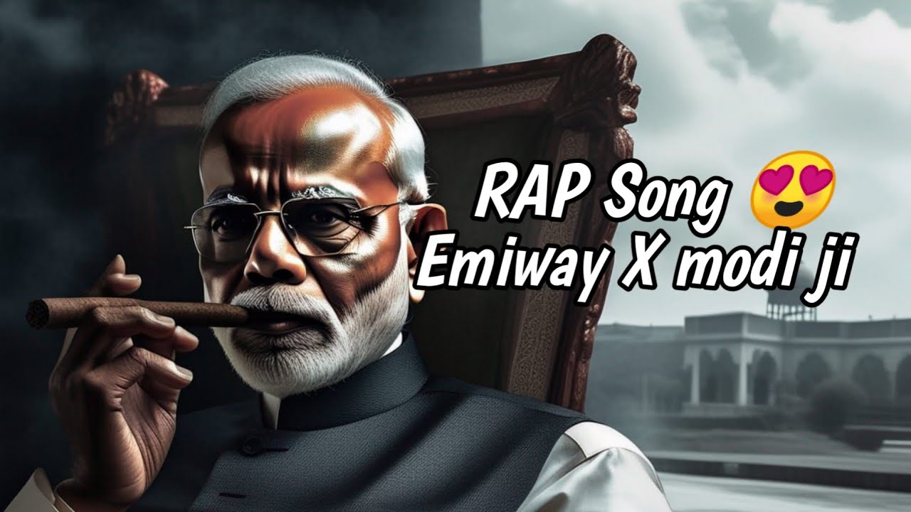 Modi As Rapper modi ji 😍| new rap song # trending viral# video 😂 - YouTube