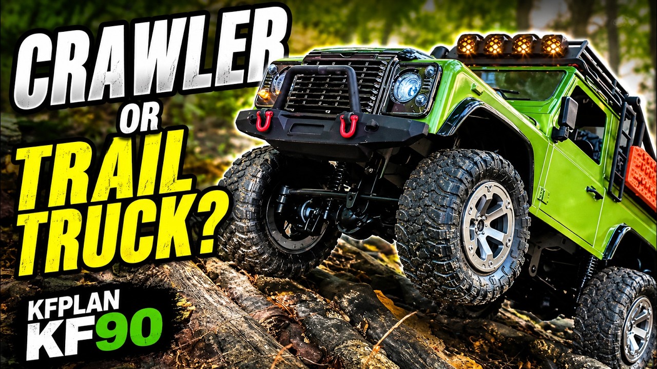 KFPlan KF90 1:12 RC Rock Crawler 4WD Off-Road Truck with Lights