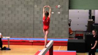 Katie Ridley Sussex Gymnastic Championships 2015 Level 3 in age Beam routine