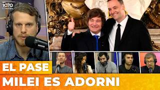 ☠️ MILEI SIGUE SOSTENIENDO A ADORNI HUNDIENDOSE MÁS | El Pase con Jonathan Heguier