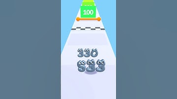 ✅ Number run game walkthrough gameplay ♾️1208👌#s4sham #number #shorts