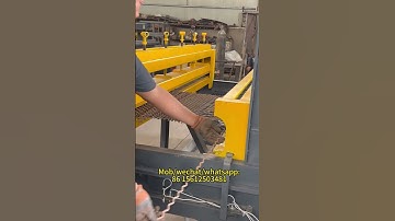 Semi-automatic crimped wire mesh making machine embossing machine#manufacturing#wiremeshmachine