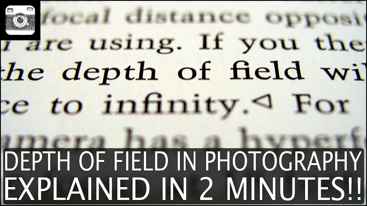 Photography Depth Of Field Chart