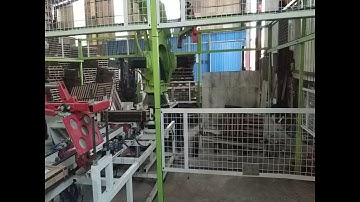 STEP Palletizing robot tile palletizing working station