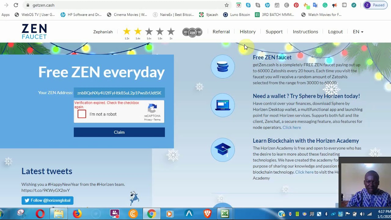 CLAIM FREE ZEN FAUCET EVERYDAY AND STORE YOUR BINANCE ZEN WALLET IN