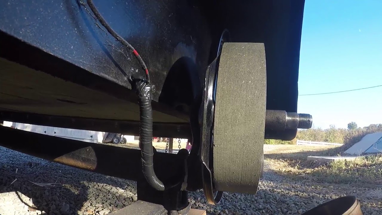 PART18 HORSE TRAILER REBUILD BRAKES COMPLETED BEARINGS REPACKED