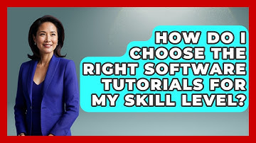 How Do I Choose the Right Software Tutorials for My Skill Level? | The Virtual Art Desk News