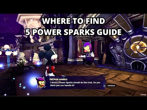 Tomorrow City Projector Screen Power Sparks Quest Guide - Disney Epic Mickey: Rebrushed
