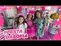 A festa de aniversário de 6 anos da Sofia foi de Flamingo e na fazenda da Tia Dani