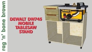 Part 2: http://www.youtube.com/watch?v=Il0cszdey8U Woodwork video. In this video I design and start making a mobile tablesaw ...