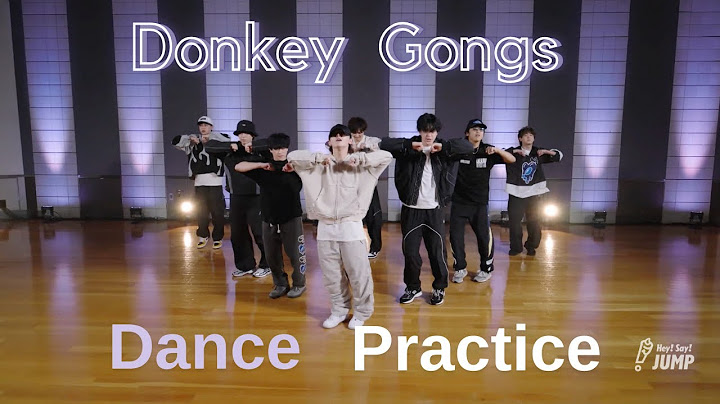 Hey! Say! JUMP (w/English Subtitles!) Donkey Gongs [Dance Practice]