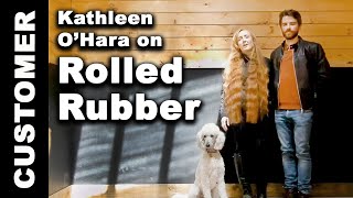 14 Inch Rolled Rubber for Horse Stall Walls with Kathleen OHara - Take a look at how Kathleen O'Hara uses Greatmats' Rolled Rubber Sport Black 1/4 Inch product for a horse stall wall liner.  Rolled rubber mats used on horse stall walls provide protection for both the horse and the wall in a stable, trailer or other similar setting against horses that kick walls. They are easy to install, do not absorb moisture.  

Shop for Rolled Rubber Sport Black 1/4 Inch now: https://www.greatmats.com/gym-flooring/rolled-rubber-sport-25-black.php

#RubberMatsForHorseStallWalls #RolledRubber #GreatmatsStory