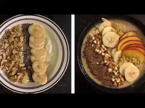 Smoothie Bowls - 2 Recipes | Avocado Smoothie Bowl | Peach Smoothie Bowl