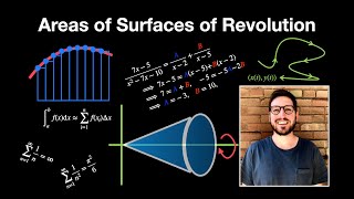 Areas of Surfaces of Revolution - Analytic Geometry and Calculus II Lecture 14