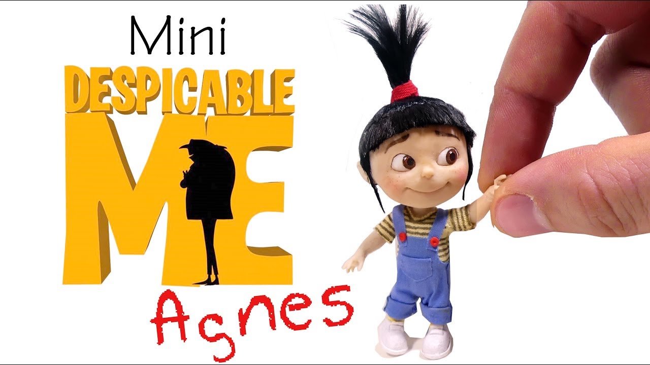 How To Agnes Inspired Miniature Doll Despicable Me Diy Youtube