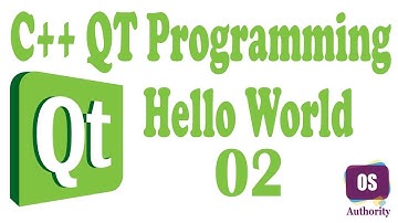 QT C++ Programming Tutorials in Hindi/Urdu || 02) Hello World Program