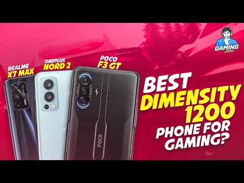 Best Dimensity 1200 Phone for BGMI? POCO F3 GT vs OnePlus Nord 2 vs Realme X7 Max