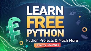 🐍Learn Python, Python Projects & Much More for Free – Udemy Courses 🚀#pythonfreecourse