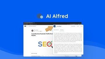 AI Alfred Lifetime Deal $39 - Summarize what you want in 1 click using AI | Article Summarizer Tools