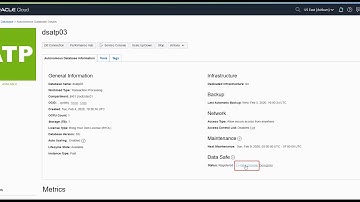 Register an ATP Database in Oracle Data Safe