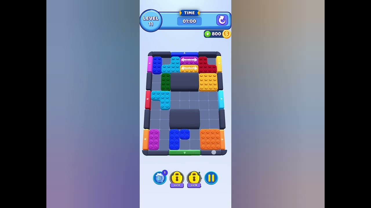 Color Block Jam Level 11 Rock Gaming Channel YouTube source opening frame