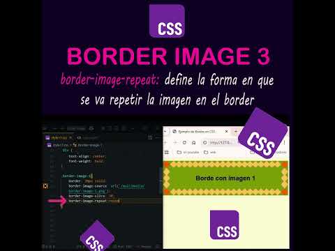 🌟📢🚀CURSO CSS GRATIS  💰¡Aprende a usar el border-image-repeat para tus bordes con imágenes! 🚀😎  #css