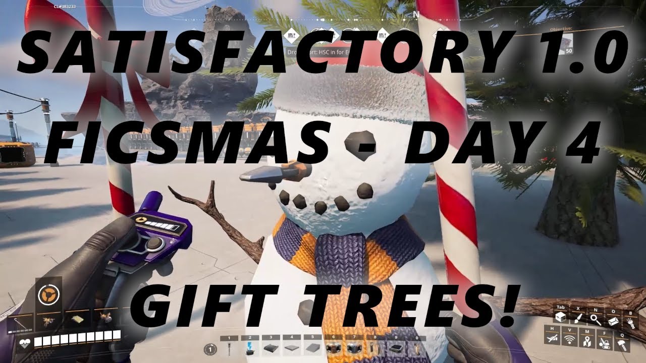 Satisfactory 1.0 - FICSMAS: Day 4 - Gift Trees! - YouTube